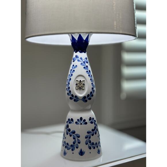 Clase Azul Tequila Bottle Mag 1.75L Handcrafted Repurposed Lamp Multiple - Picture 5 of 9